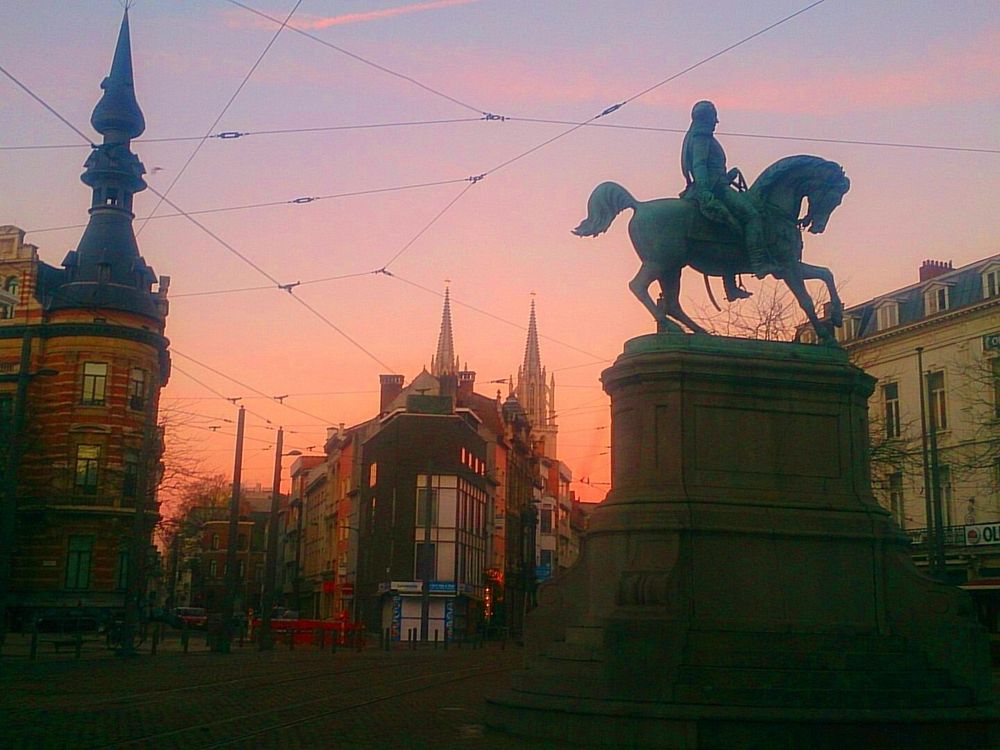 Leopoldplaats in hartje Antwerpen